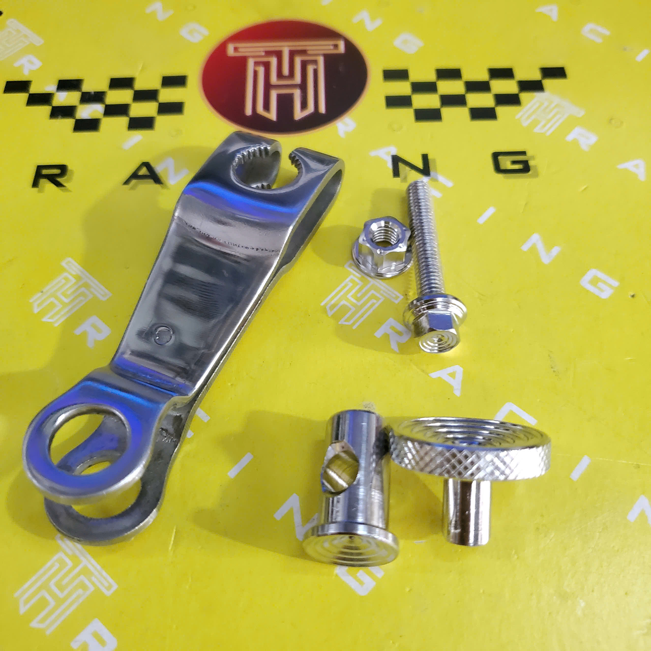 BỘ CẦN KÉO PHANH SAU THẰNG FULL INOX 304 DREAM WAVE, RSX, FULED, SIRIUS, HÀNG CAO CẤP (MS04)