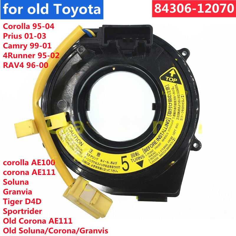 Spiral cable clock spring for Toyota Corolla AE100 ae111 Tiger D4D Granvia Camry SXV20 4Runner Prius RAV4 Land Cruiser old Corona Soluna PRADO KZJ95 RZJ95 HARRIER ACU10 1999