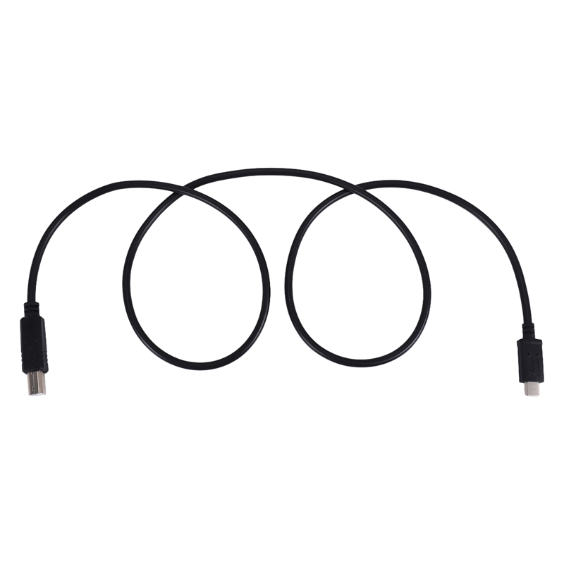 V0USB-C USB 3.1 Type C Male to USB2.0 USB B Male Data Cable for Laptop Printer Hard Disk