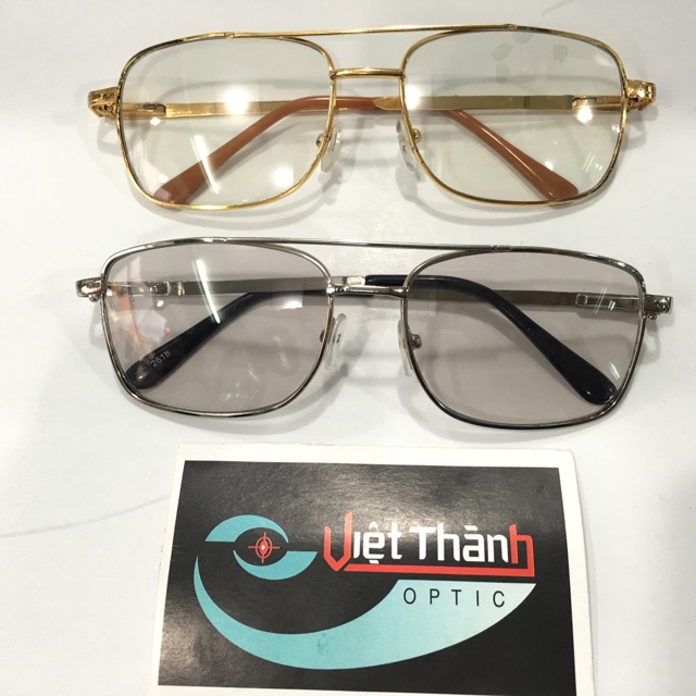 A818 HCM mắt Kính mát đổi màu người lớn tuổi ( tròng thủy tinh)