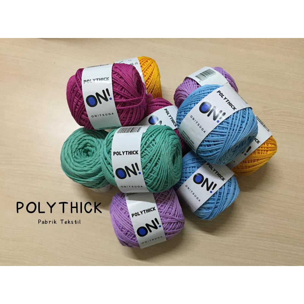 Benang Rajut POLYTHICK / Kniting Yarn Onitsuga Polythick