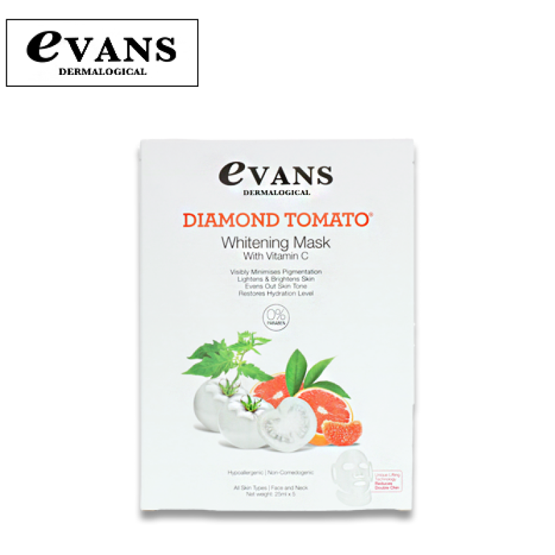 Buy Evans Dermalogical Diamond Tomato Whitening Mask with Vitamin C Singapore
