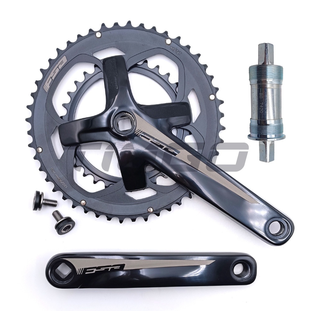 Vero Pro Pedalier Fsa Compact 50 34 FSA Omega Vero Pro Road