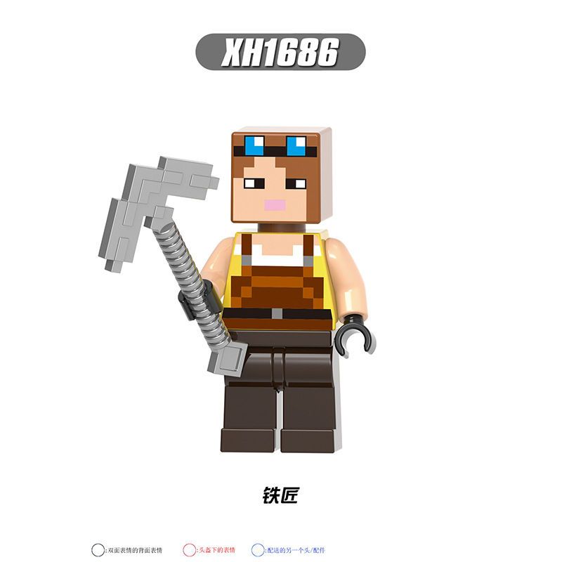 minecraft toys Compatible with LEGO building blocks Children birthday GIFT  Tương thích với Lego mới