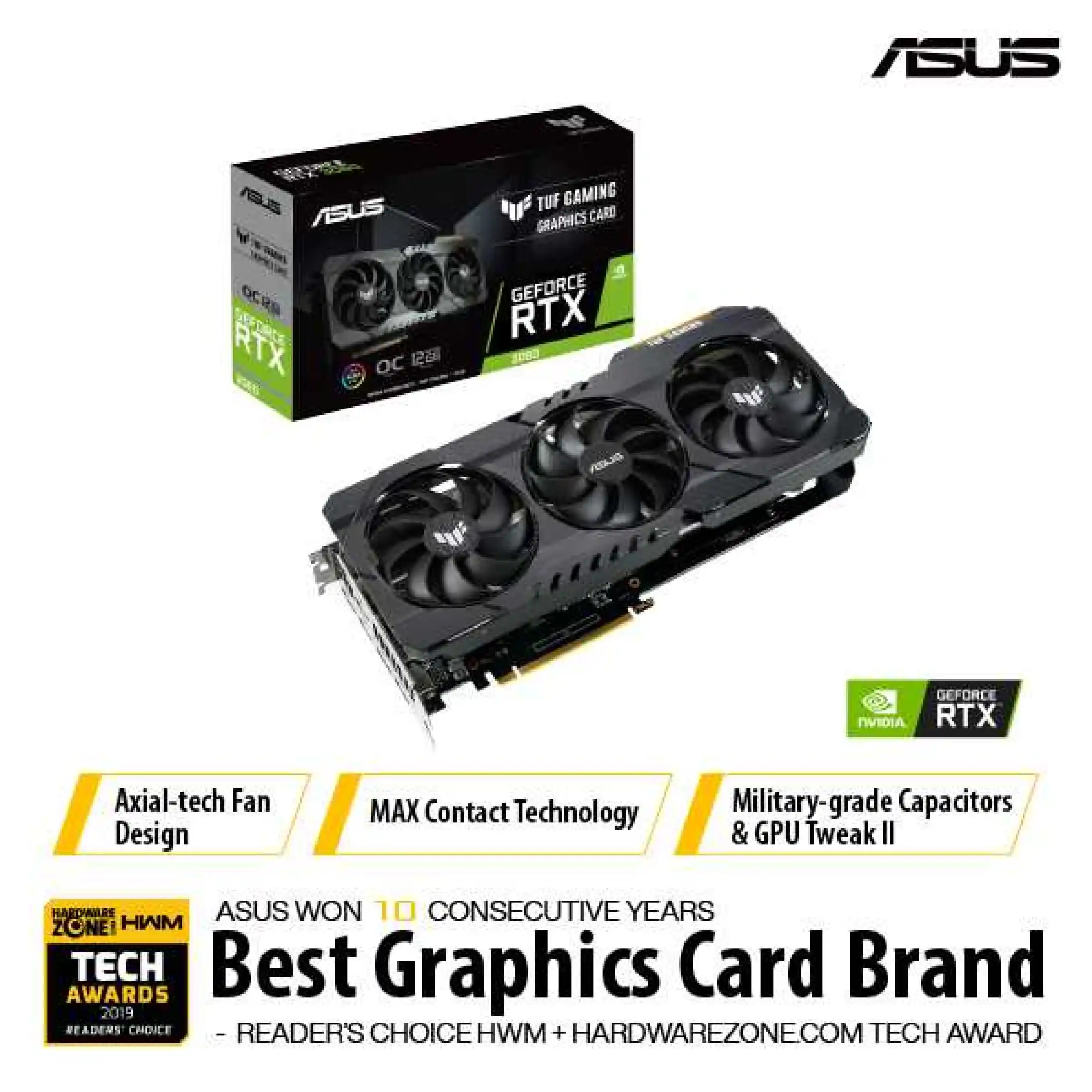 PCIe 4.0, 12GB GDDR6, HDMI 2.1, DisplayPort 1.4a, Dual Ball Fan Bearings, Military-Grade Certification, GPU Tweak II ASUS TUF Gaming NVIDIA GeForce RTX 3060 V2 OC Edition Graphics Card PCIe 4.0, 12GB GDDR6, HDMI 2.1, DisplayPort 1.4a, Dual Ball Fan Bearings, Military-Grade Certification, GPU Tweak II ASUS TUF Gaming NVIDIA GeForce RTX 3060 V2 OC Edition Graphics Card