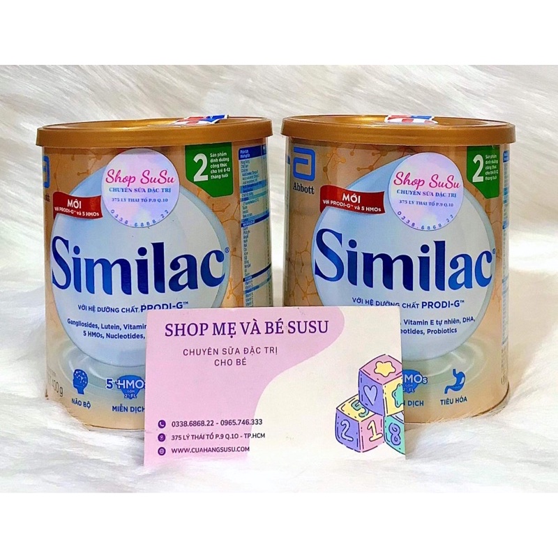 MẪU MỚI Sữa Similac IQ HMO số 2 cho bé 6-12 tháng 400g