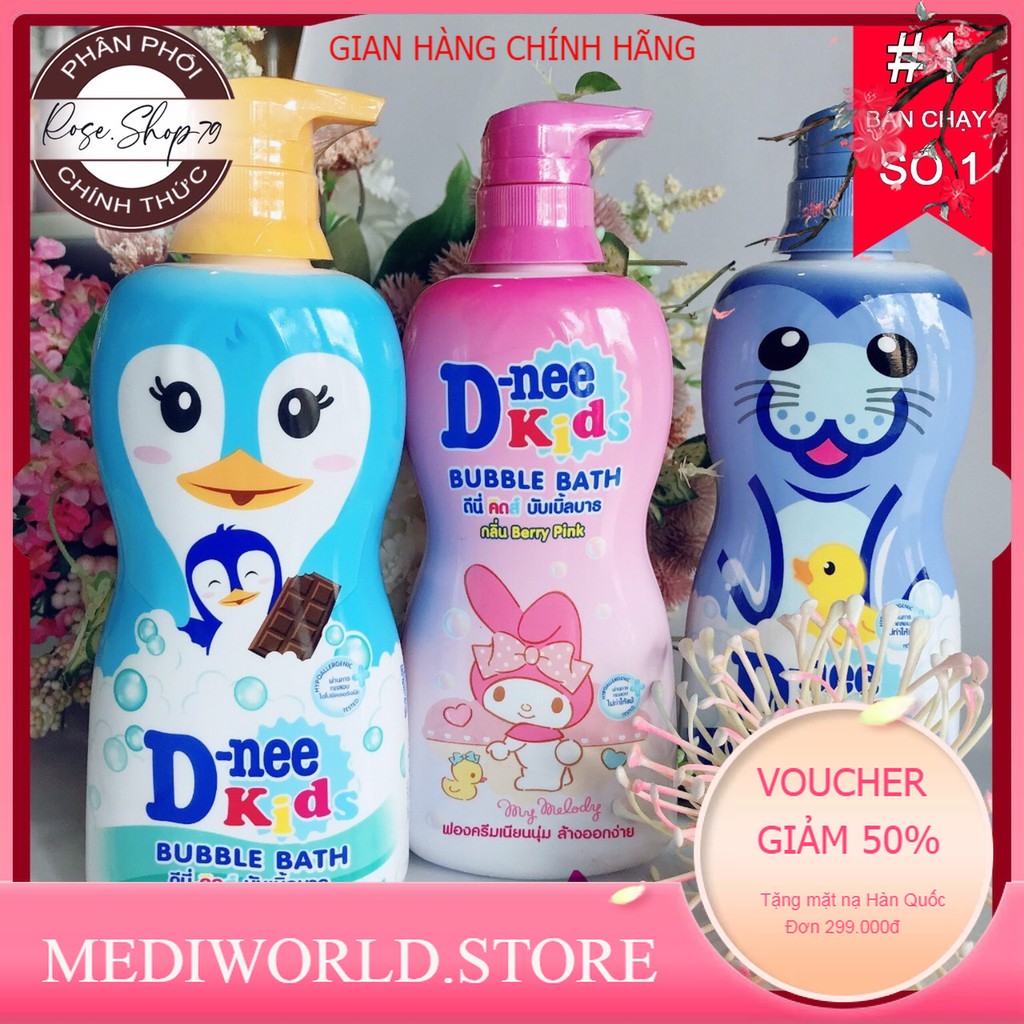 Sữa tắm gội trẻ em Dnee 400ml