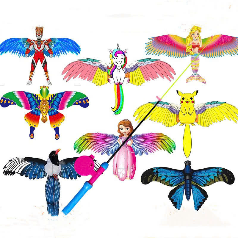 Đồ chơi diều cần câu 50cm Diều Cần Câu Mini Cho Bé diều cần câu diều vẫy cánh diều cần câu cho bé