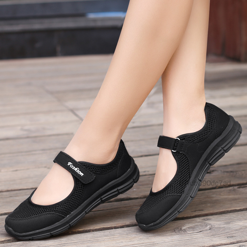Women's Walking Sneakers Ergonomic Design Mom Shoes Footwear for Old People The Elder NSNT-VN - 3