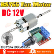 12V RS755 Fan Motor - Powerful and Quiet - OEM