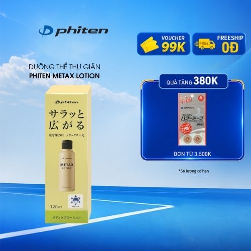 Kem Dưỡng Thư Giãn Phiten Metax Lotion B 120ml