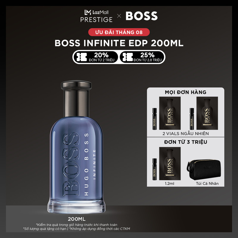 Nước hoa nam boss infinite edp 200ml