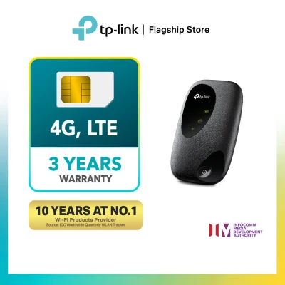 TP-LINK M7200 150 Mbps 3G/4G LTE Mobile Travel WiFi Router/MiFi/Hotspot (with Sim Slot, up to 10 Devices & 8 Hrs)