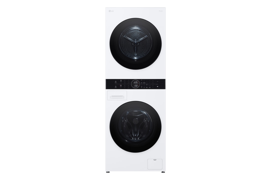 LG เครื่องซักผ้า Wash Tower ซักผ้า 14 กก. อบผ้า 10 กก รุ่น WT1410NHW ระบบ AI DD™ ราคา 69,865 บาท*ส่งฟรี