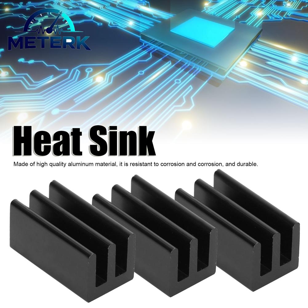 Meterk 40Pcs Aluminum Heat Sink Cooler Chip Cooling Fin for Circuit Board Chip 8.5x8x16mm ราคา 147 บาท*ส่งฟรี