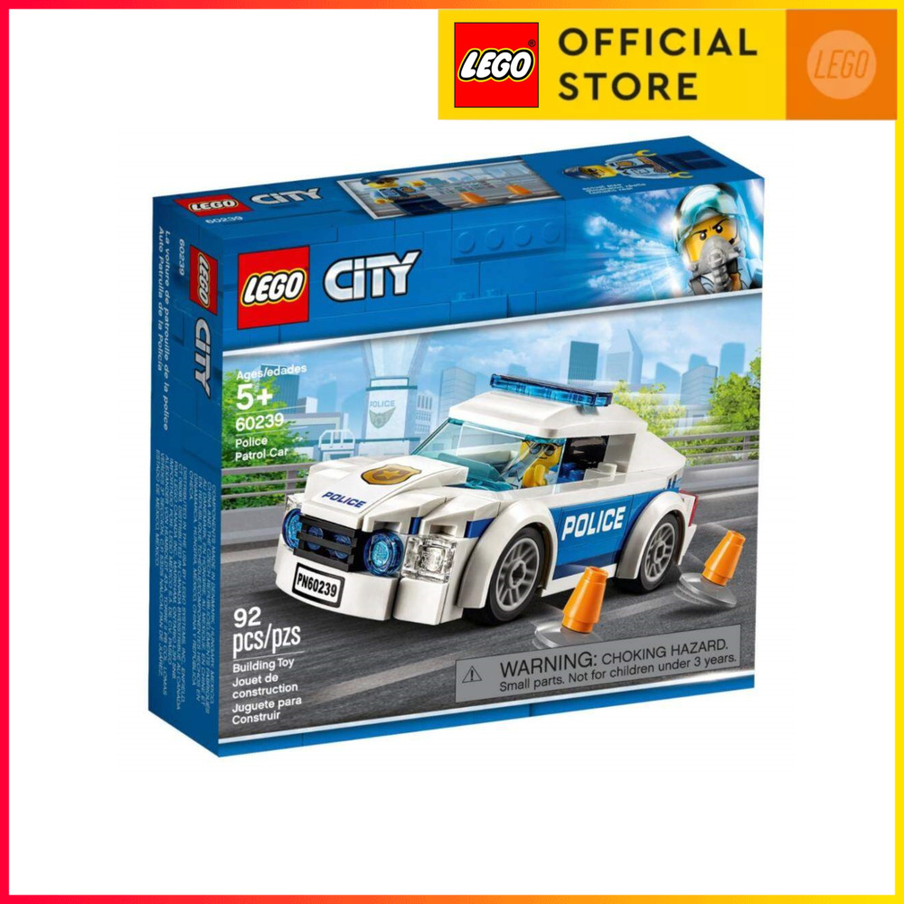 Lego® 60239 city police patrol car 92pcs 5+ lego đồ chơi gạch