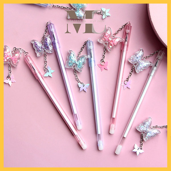 Pulpen Lucu Unik Motif Kupu-Kupu Pulpen Anak-Anak Sekolah