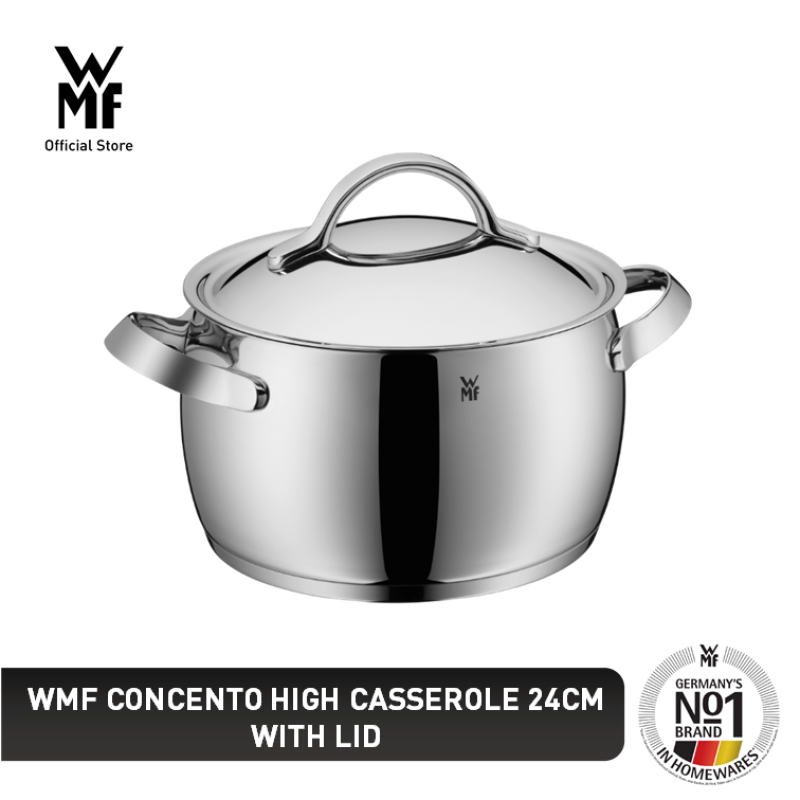 WMF Concento High Casserole 24cm With Lid 1727246040 Singapore