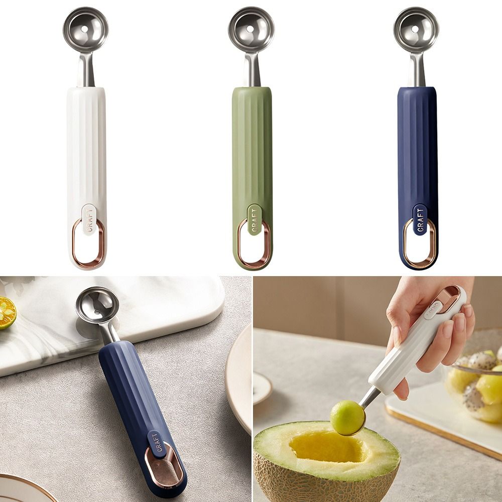 Okdeals bóng trái cây dưa scooper Đĩa trái cây bóng scooper thìa ăn kem bóng trái cây scooper muỗng kem