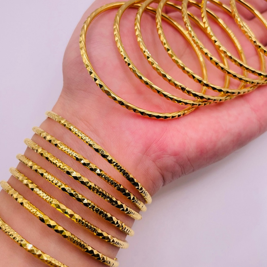  Lắc tay ximen 2 li Vòng tay ximen chất liệu titan không phai màu không rỉ sét chuẩn màu 18k khóa có dập kí hiệu 