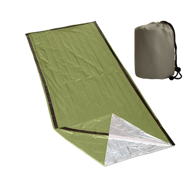 Giữ ấm Túi ngủ chống thấm nước Sơ cứu khẩn cấp chăn trại dụng cụ sinh tồn
