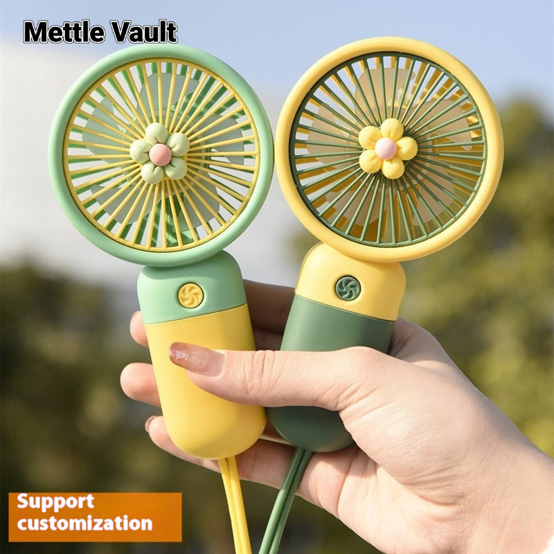 Mettle Vault Fashionable Portable USB Desk Fan with Three-Speed Adjustment for Travel and Office ราคา 39 บาท*ส่งฟรี