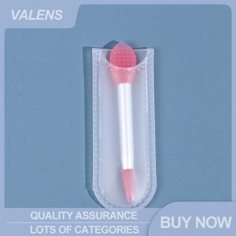 [Valen] Housewear Furnishings 1 cây cọ môi silicon Hai đầu Mini dụng cụ làm đẹp - 4