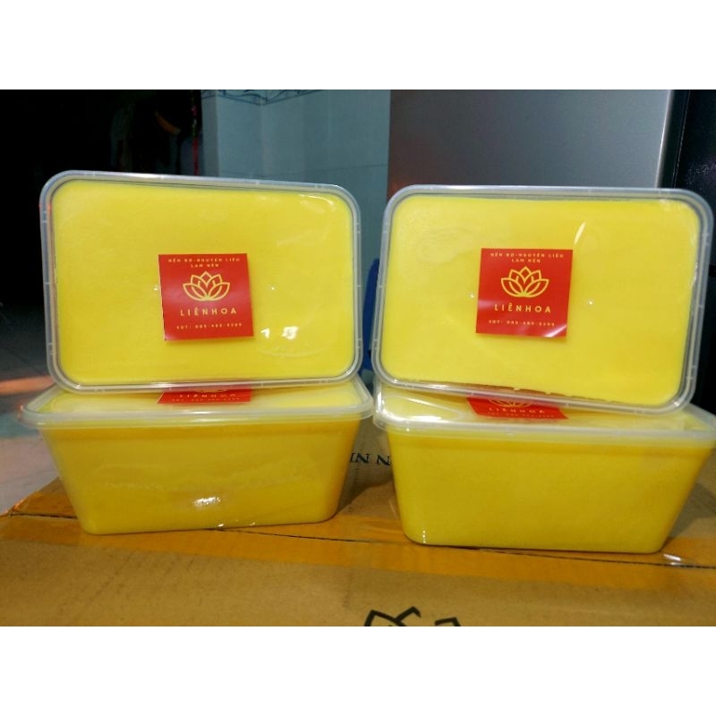 Sáp bơ làm nến giá sỉ hương bơ dâng phật chất lượng cao - Liên Hoa
