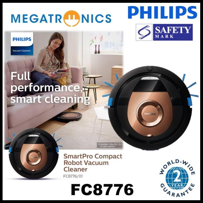 Philips SmartPro Compact Robot Vacuum Cleaner - FC8776/01 - 2 years warranty Singapore