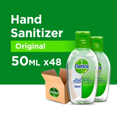 1 Carton Dettol Hand Sanitizer Original 50ml (Kills 99.9% of Germs)