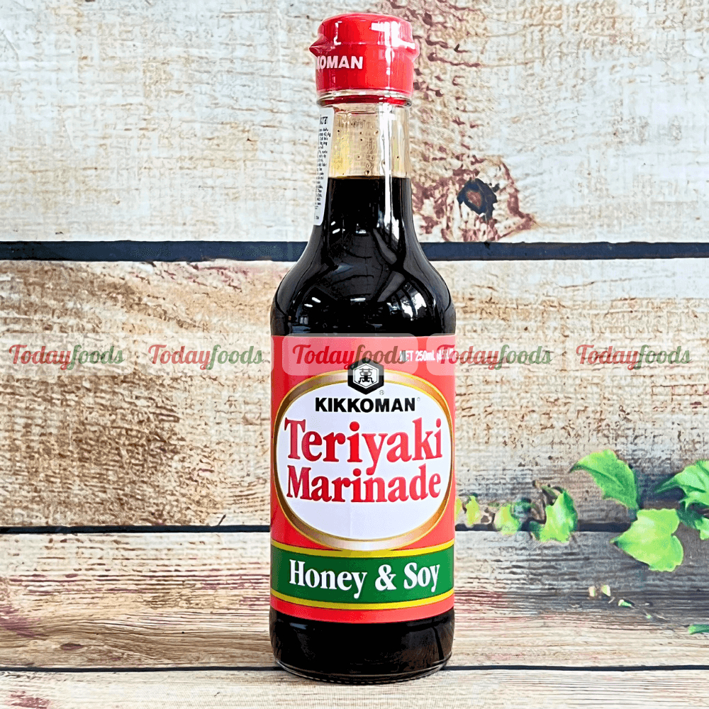 Sốt Teriyaki Mật Ong & Nước Tương KIKKOMAN 250ML | Cho món ăn thêm ngọt ngào