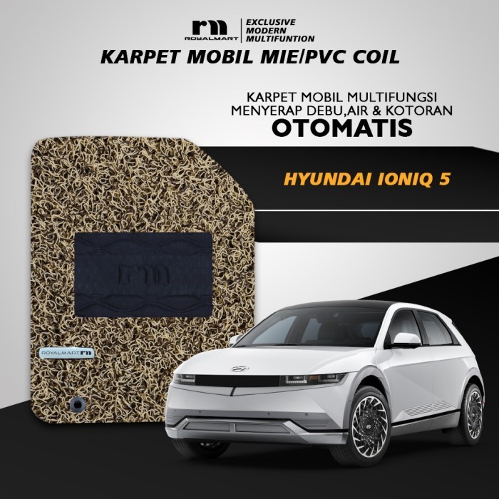 Royal Mart - Karpet Mobil HYUNDAI IONIQ 5/Carpet Mie Bihun Premium Keset PVC Anti Slip Aksesoris Interior Mobil Harga 702,000 rupiah*Gratis Ongkir