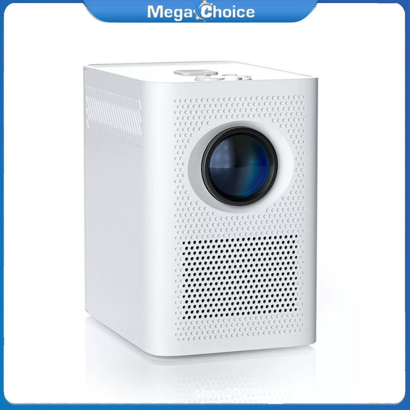 MegaChoice Portable Projector 4K HD WiFi 6 V5.0 Smart Mini Projector 120 ANSI 1280x720P Home Video Movie Projector ราคา 3,855 บาท*ส่งฟรี