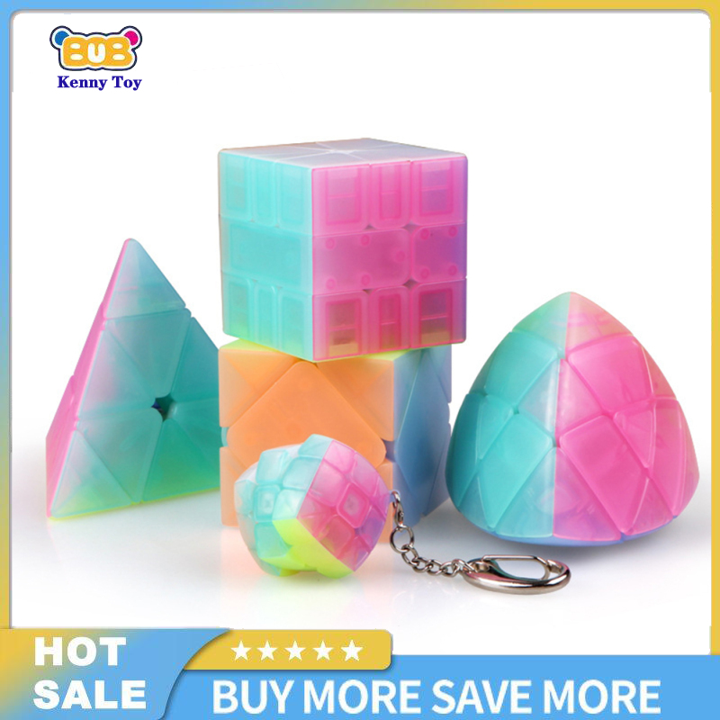 QiYi 2x2 3x3 4x4 5x5 Jelly Design Cube Puzzle Magic Cube Children
