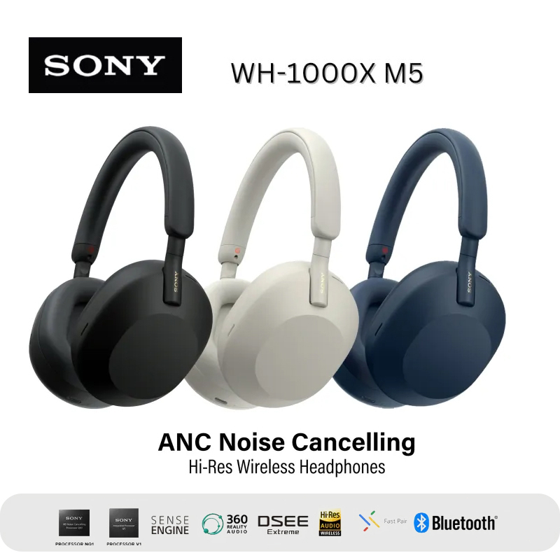 COD Sony WH-1000XM5 WH1000XM5 Tai nghe Bluetooth giảm tiếng ồn không dây