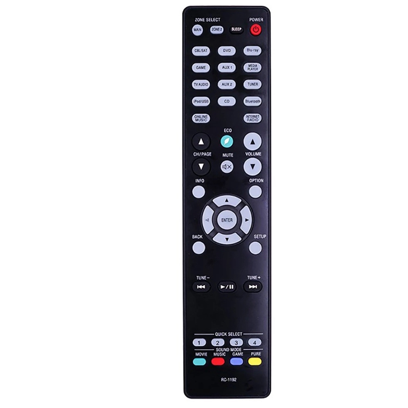 RC-1192 for AV RECEIVER AVR-S900W AVR-X2100W AVR-X2200W Remote Remote Control