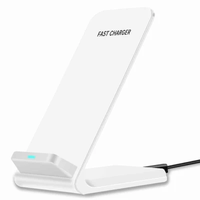 Qi-Compatible Fast Charging Wireless Charger- Q2 (White)