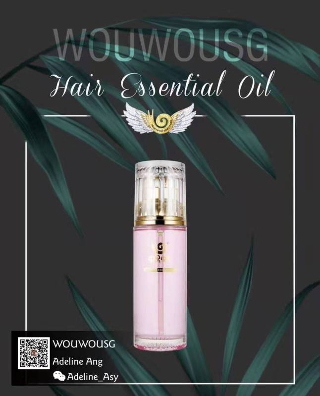 Buy WouWou Hair care Essential Oil. 100% Authentic Product with with QR code to verify authenticity. Singapore