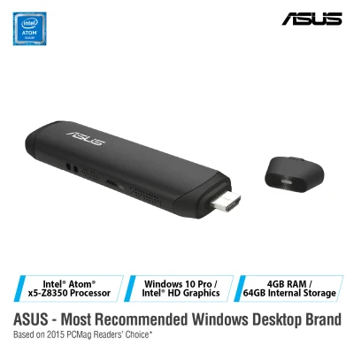 Asus TS10-B172D Intel Cherry Trail T3 (Z8350) 4GB 64GB(e-MMC) Win10 Pro, (USB3.0, Wireless AC, BT4.1) 1 Year Carry-In Warranty