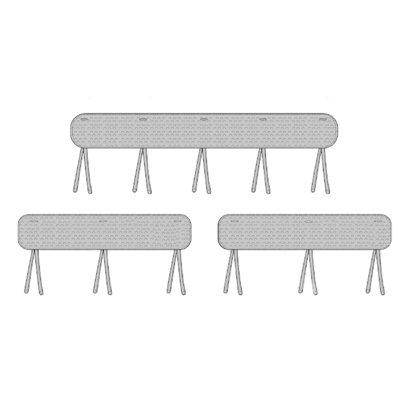 3Pieces Baby Crib Guard Pad Nursery Baby Bed Surrounding Head Protector Circumference Bed Protection