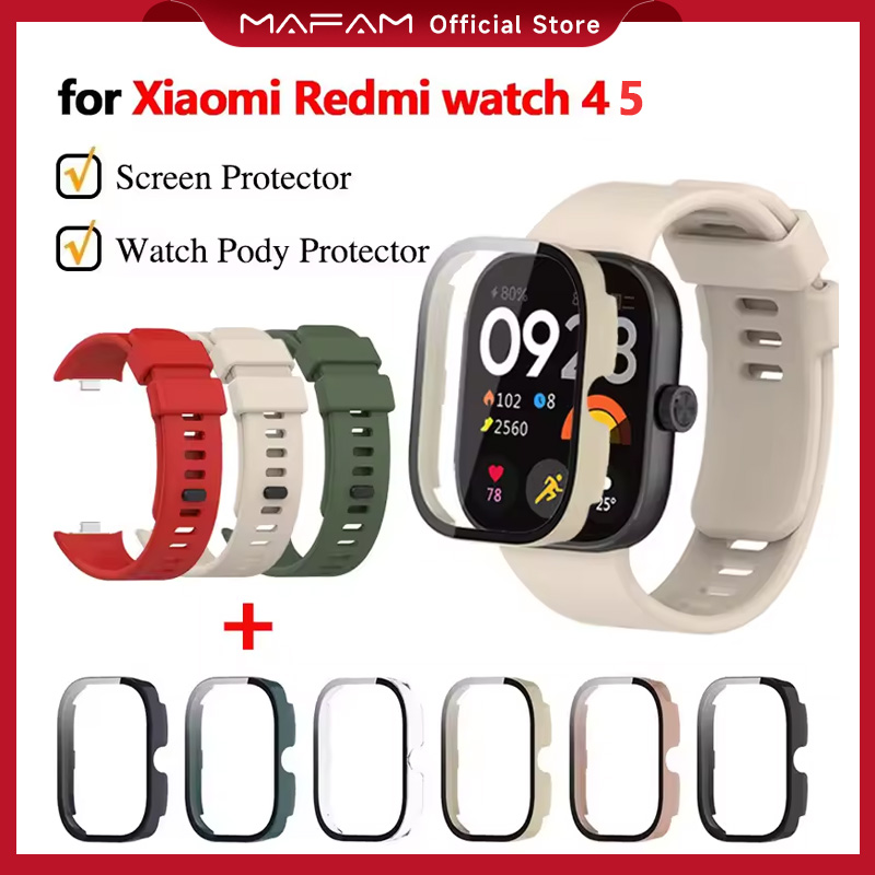 MAFAM【🔥เคส+สาย🔥】 สาย Redmi watch 5 4 PC Hardshell Screen Protection Film สายคล้องคอสำหรับ Xiaomi Redmi watch 5 4 สาย ราคา 40 บาท*ส่งฟรี