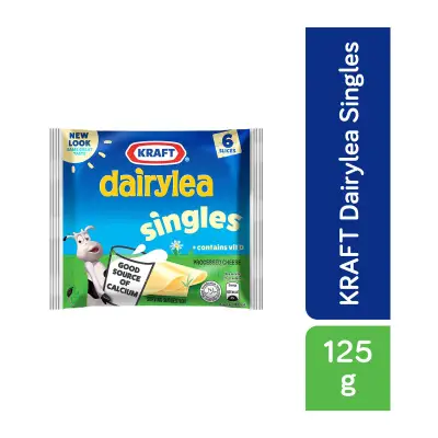 Kraft Dairylea Hi- Calcium Singles Cheese Slices - 6 Slices