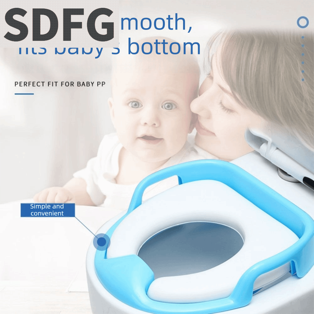 SDFG เบาะนุ่ม ที่นั่งชักโครกสำหรับเด็ก มั่นคง กันลื่น เบาะรองนั่งสำหรับเก้าอี้ พกพาได้ ตามหลักสรีรศาสตร์ ที่นั่งฝึกขับถ่าย การใช้งานห้องน้ำ ราคา 240 บาท*ส่งฟรี