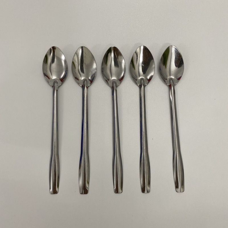 Combo 5 Muỗng Cà Phê Inox - Thìa sinh tố inox Muỗng Inox cafe (muỗng ăn cơm , bún , phở - Inox cao cấp