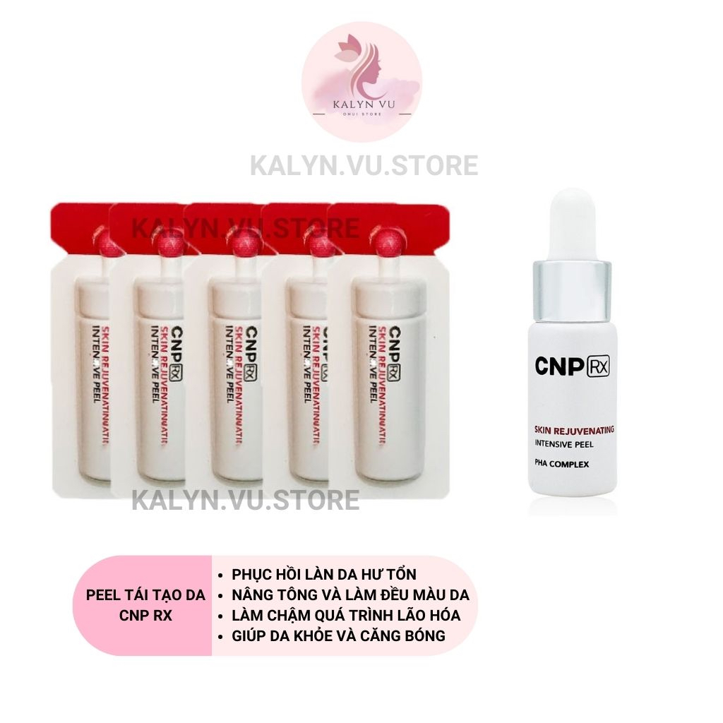 [2ml] Sample Peel tái tạo da chuyên sâu CNP dưỡng trắng căng bóng mờ thâm nám – CNP Rx Skin Rejuvenating Intensive Peel