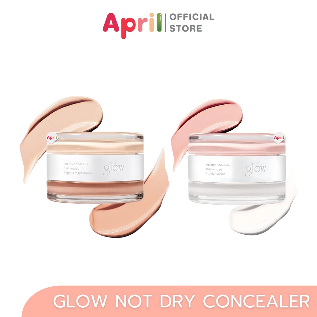 GLOW NOT DRY CONCEALER DUAL-ENDED 10g โกล์ว คอนซีลเลอร์ มีทั้งหมด 2 เฉดสี ปริมาณ 10 กรัม ราคา 830 บาท*ส่งฟรี