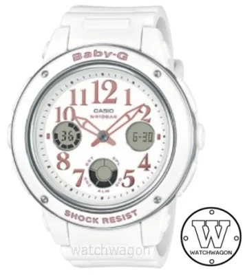 [Watchwagon] Casio Baby-G BGA-150EF-7B White BGA-150EF BGA-150 BGA150 Ladies Watch