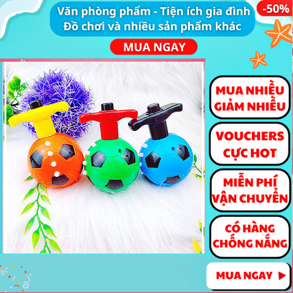 Con quay quả bóng có đèn nhạc mẫu mới- bóng quay vui nhộn- con quay- đồ chơi bóng xoay- Nguyễn Thùy Store