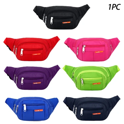 Outdoor Canvas Fanny Pack Sports Waist Bag Phone Pouch Crossbody Bag Travel ❤