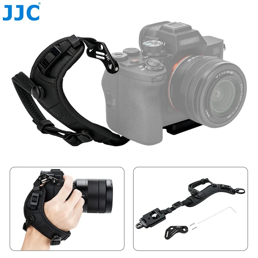 【Enchanting】 Jjc High-End Camera Hand Wrist Strap Quick Release Patent Design Accessories For A6600 A6500 A6400 A6300 A6100 A6000 A5100